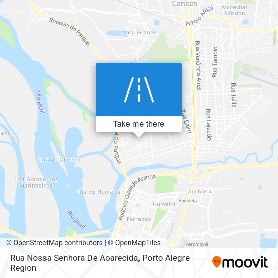 Rua Nossa Senhora De Aoarecida map