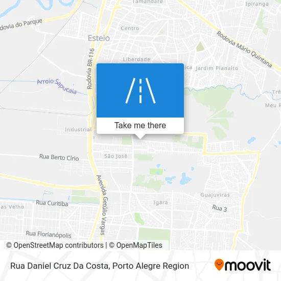 Rua Daniel Cruz Da Costa map