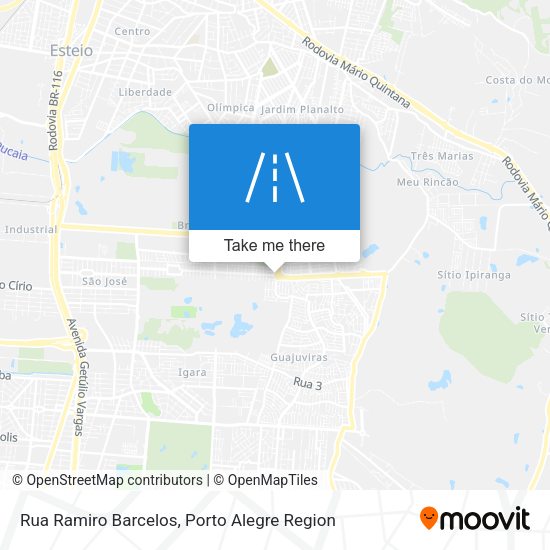 Rua Ramiro Barcelos map