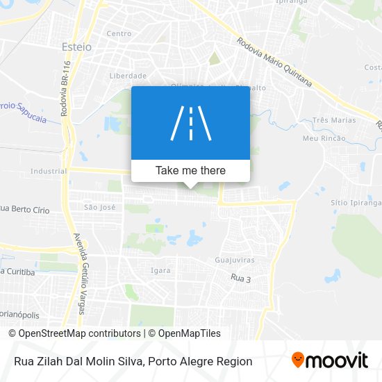 Rua Zilah Dal Molin Silva map