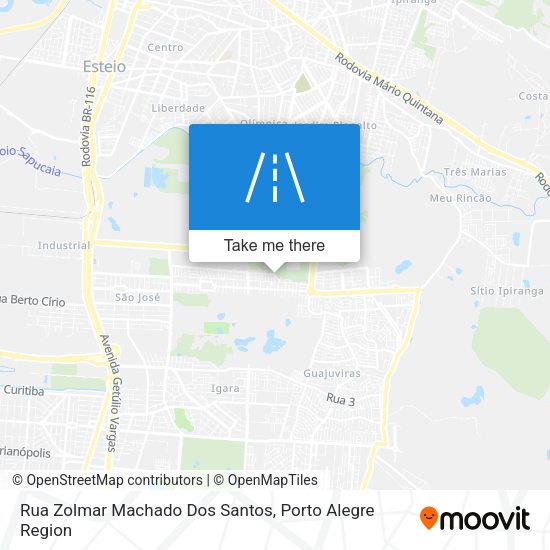 Rua Zolmar Machado Dos Santos map