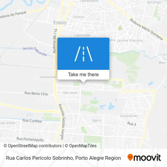 Rua Carlos Perícolo Sobrinho map