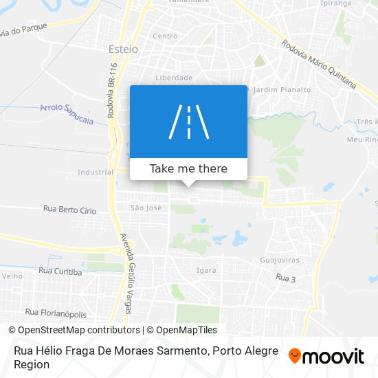 Mapa Rua Hélio Fraga De Moraes Sarmento