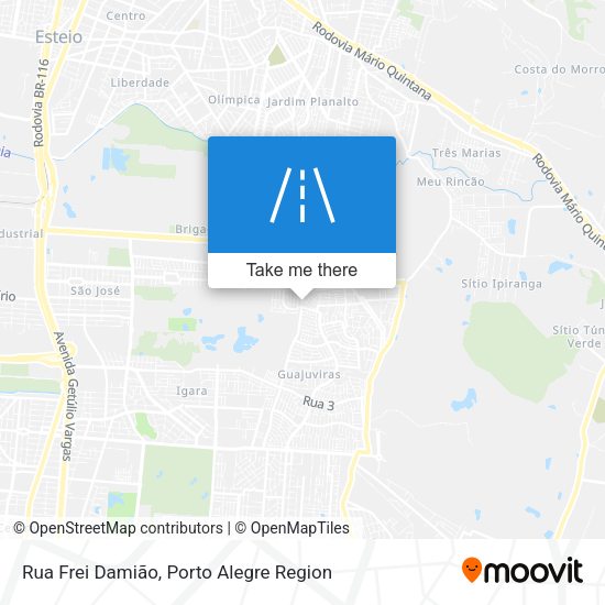 Rua Frei Damião map
