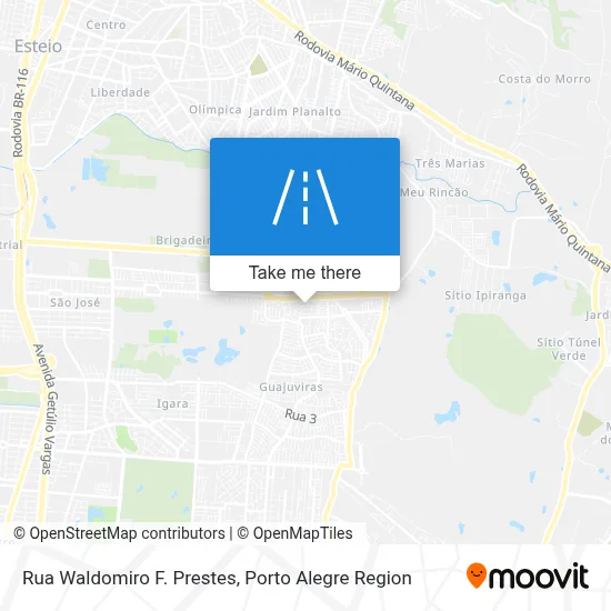 Rua Waldomiro F. Prestes map
