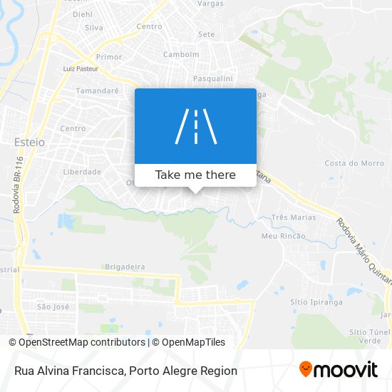 Rua Alvina Francisca map