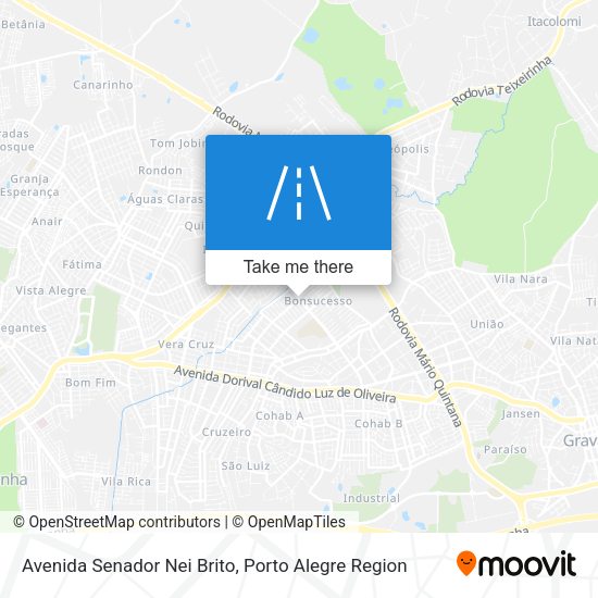Avenida Senador Nei Brito map