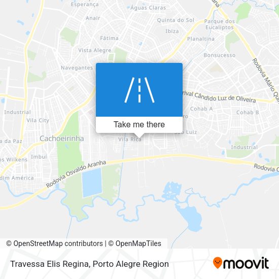 Travessa Elis Regina map