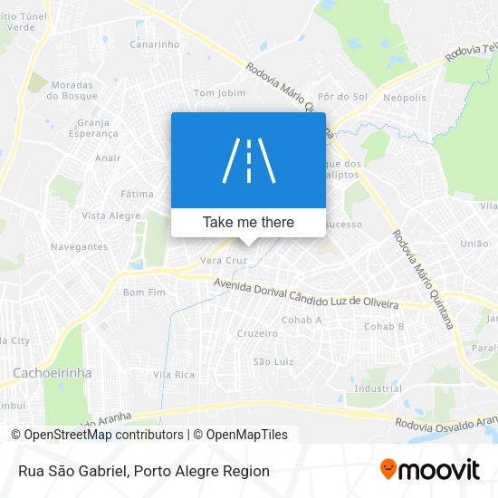 Rua São Gabriel map