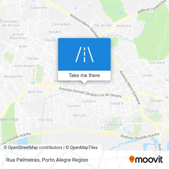 Rua Palmeiras map