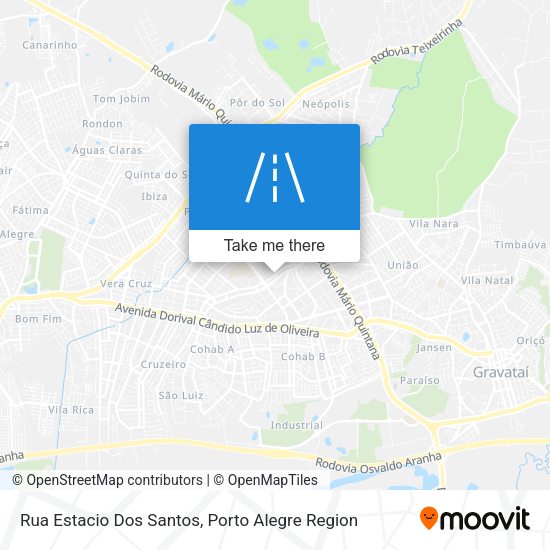 Rua Estacio Dos Santos map