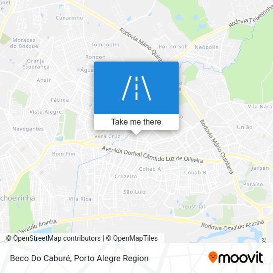 Beco Do Caburé map