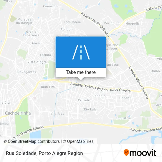 Rua Soledade map