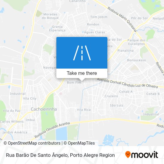 Rua Barão De Santo Ângelo map
