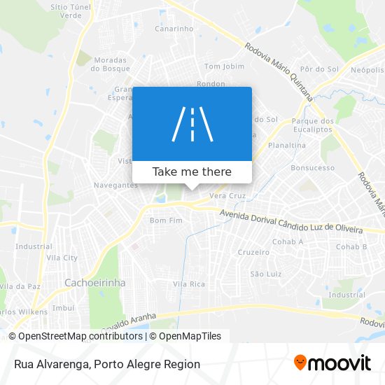 Rua Alvarenga map