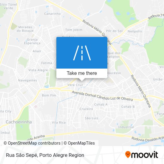Rua São Sepé map