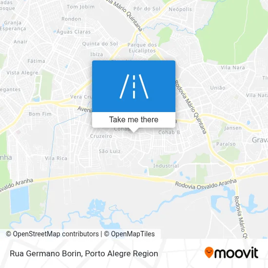 Rua Germano Borin map