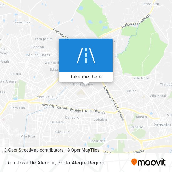 Rua José De Alencar map