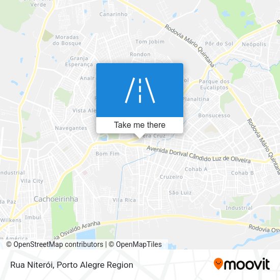 Rua Niterói map