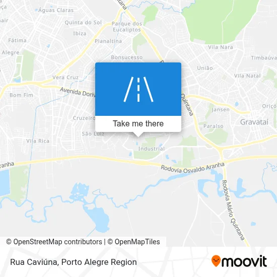 Rua Caviúna map
