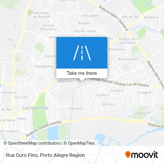 Rua Ouro Fino map