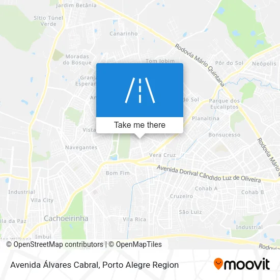 Avenida Álvares Cabral map