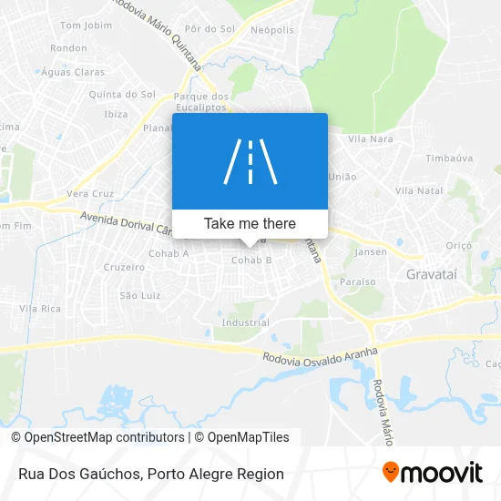 Rua Dos Gaúchos map