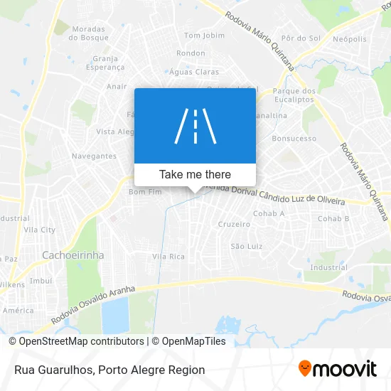 Rua Guarulhos map