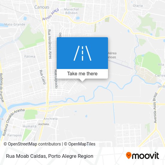 Rua Moab Caldas map