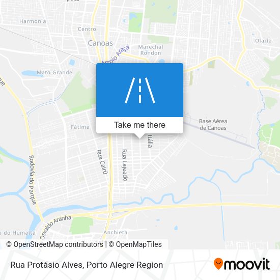 Rua Protásio Alves map