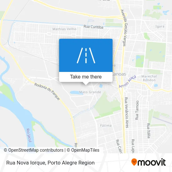Rua Nova Iorque map