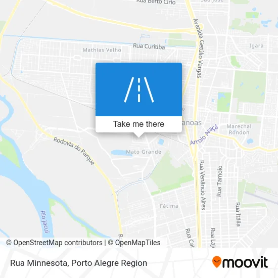 Rua Minnesota map
