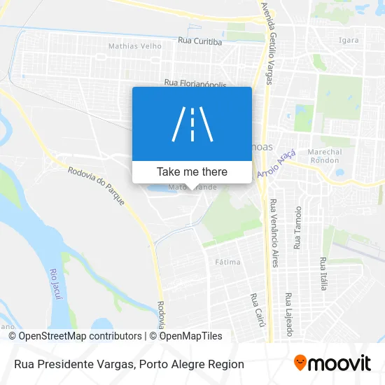 Rua Presidente Vargas map