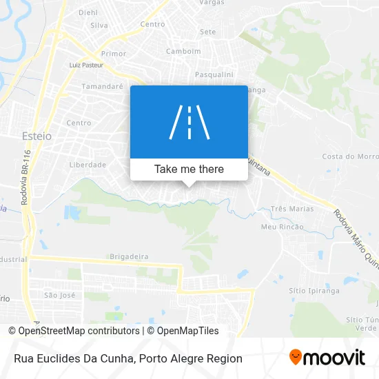 Rua Euclides Da Cunha map