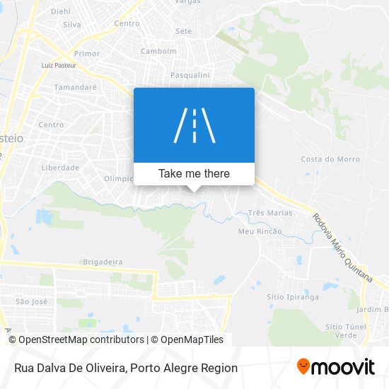 Rua Dalva De Oliveira map