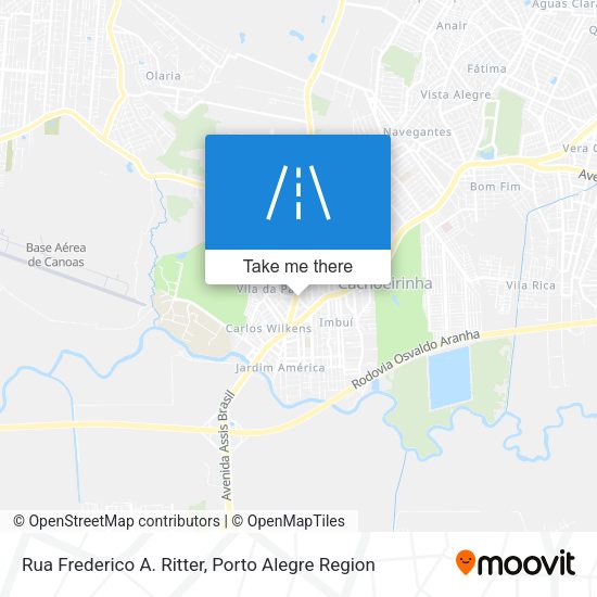 Rua Frederico A. Ritter map