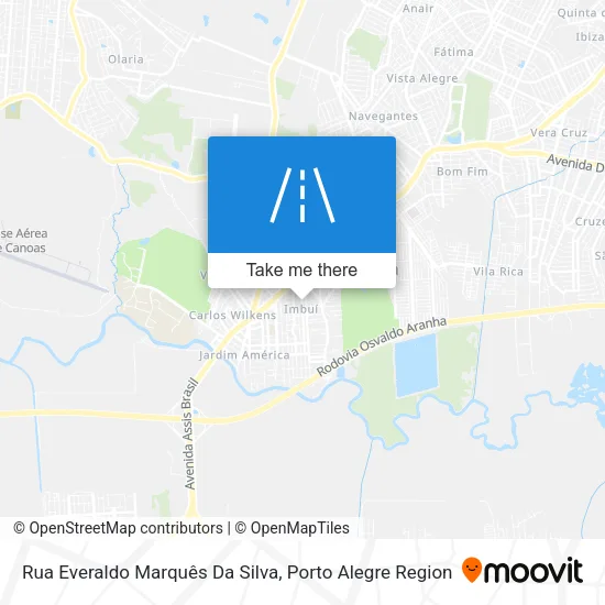 Rua Everaldo Marquês Da Silva map