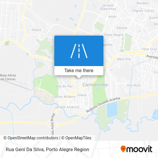 Rua Geni Da Silva map