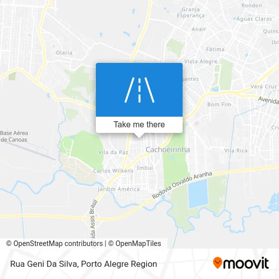 Rua Geni Da Silva map