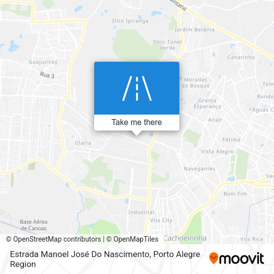 Estrada Manoel José Do Nascimento map