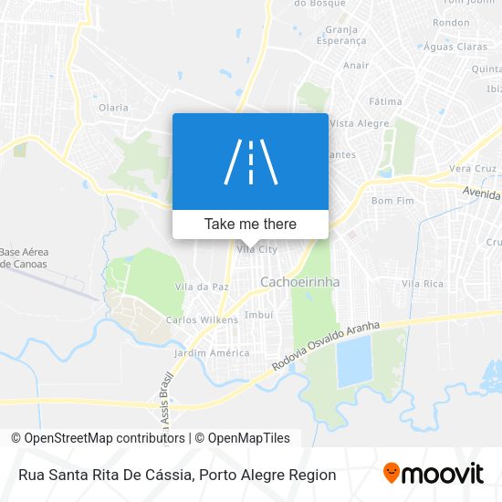 Rua Santa Rita De Cássia map