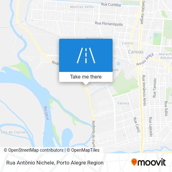 Rua Antônio Nichele map