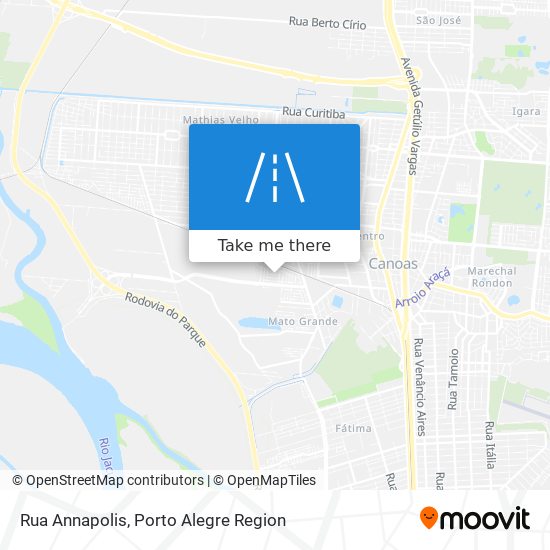 Rua Annapolis map