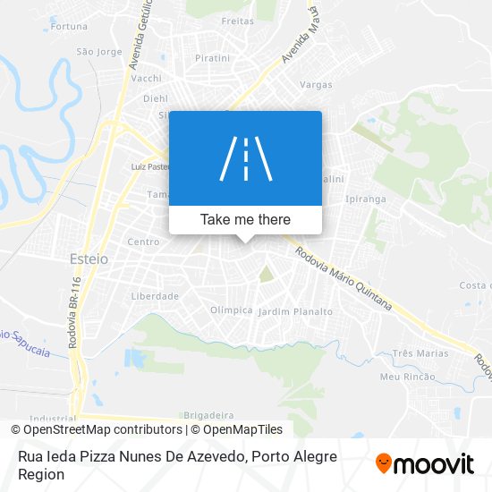 Mapa Rua Ieda Pizza Nunes De Azevedo