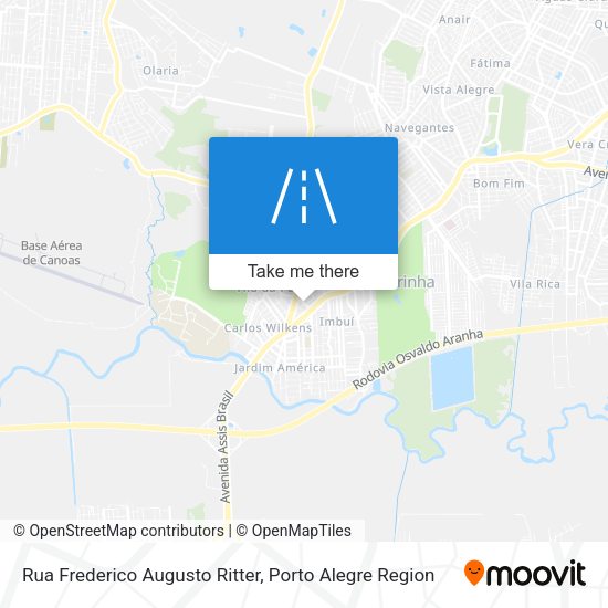 Rua Frederico Augusto Ritter map