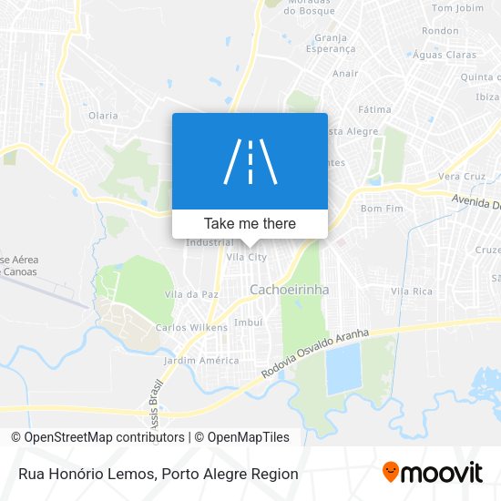 Rua Honório Lemos map