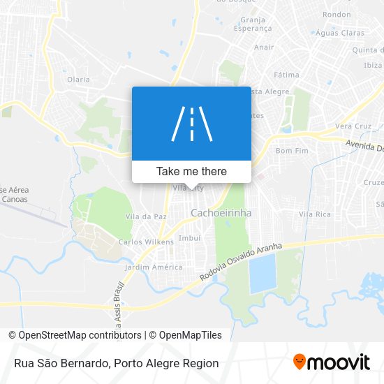 Rua São Bernardo map