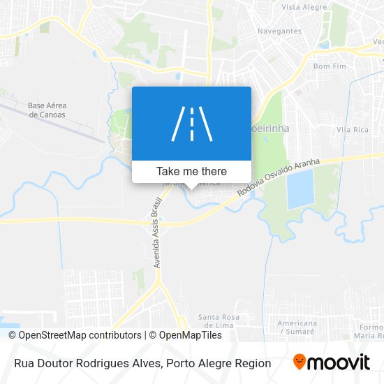 Rua Doutor Rodrigues Alves map