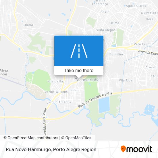 Rua Novo Hamburgo map
