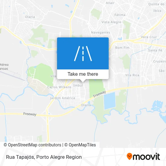 Rua Tapajós map